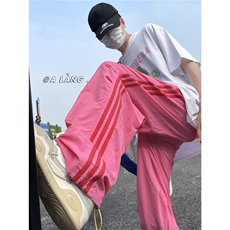 XZ612-K661-P55控75夏季多巴胺糖果色薄款伞兵裤速干裤冰丝裤10，男装休闲裤，星座612