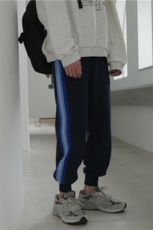 卫裤男韩版宽松束脚潮流运动休闲针织裤202-7-G，男装休闲裤，星座1302