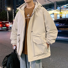 棉衣男宽松防风防水加厚冲锋衣棉衣外套MY8830-P98，男装棉衣，星座1204-3