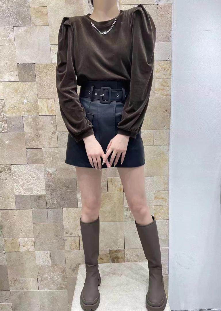 【现货】丝绒项链上衣，其它，色调轩