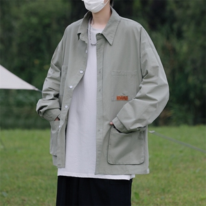春装纯棉衬衫工装长袖衬衣男 C30745图片