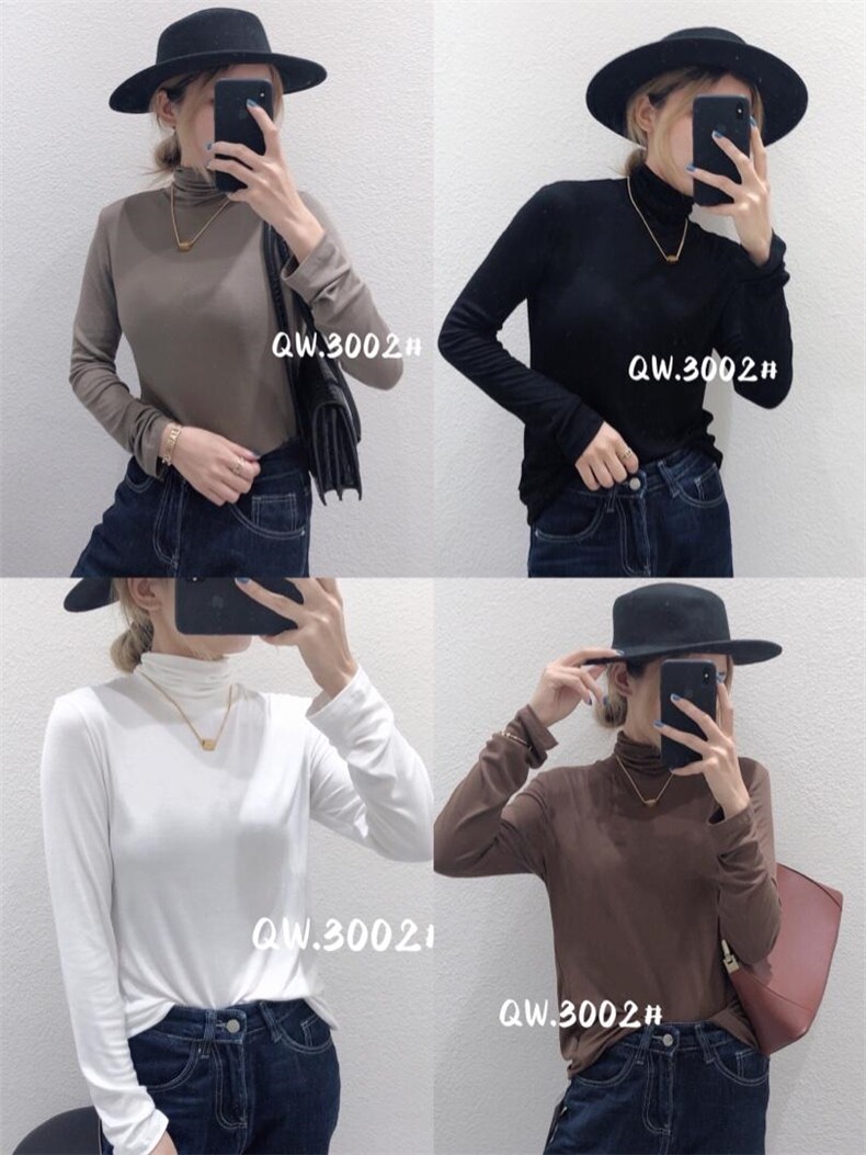 滑滑打底衫高弹力巨好穿，其它，柒外