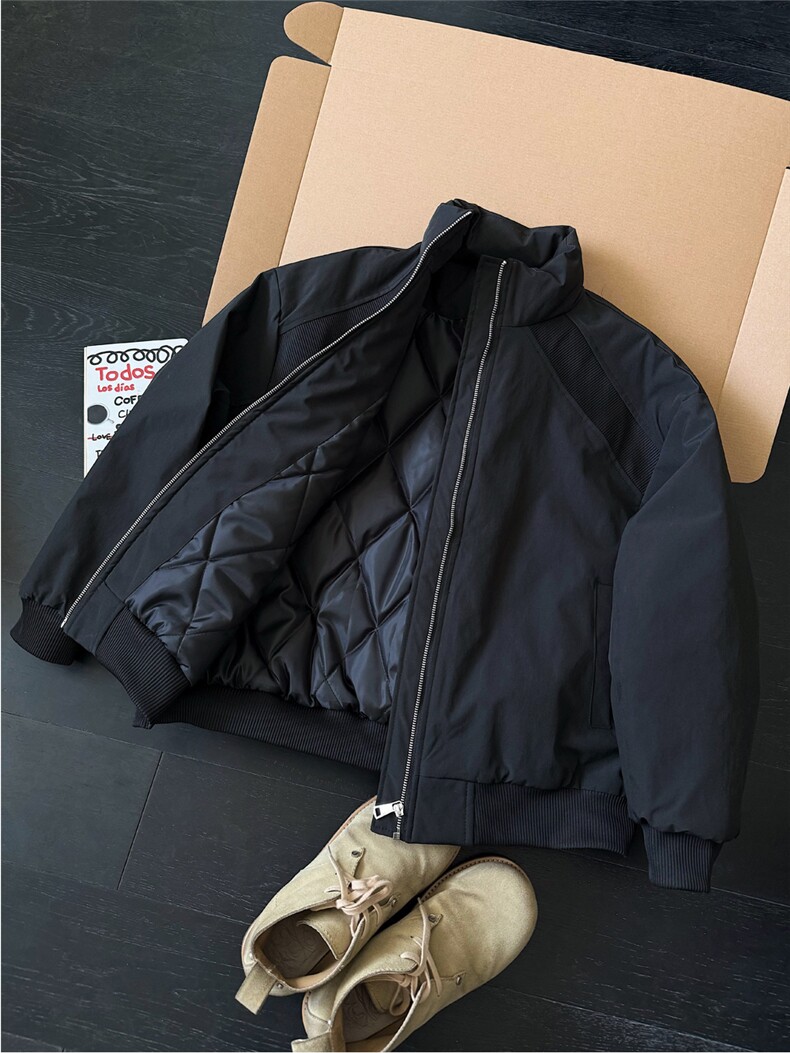 图潮牌美式解构立领棒球服棉衣男秋冬中性风保暖棉服特P68,男装棉衣,电商C306-1