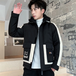 男士休闲连帽加厚保暖棉衣外套棉服棉袄冬季防寒开衫男装M997P90图片