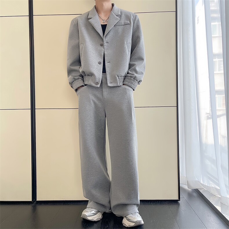2025冬季网红加绒西服套装西装两件套运动套装P175常规P165,男装西服,星座1104（原A460）