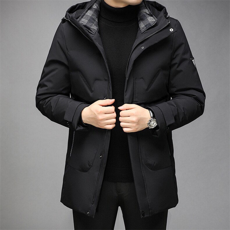2021男士新款羽绒服连帽可脱卸白鸭绒羽绒服休闲外套GR6915-P220,男装羽绒服,电商B212（原钱塘6029）