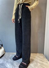 冬季加厚雪尼尔复合牛奶丝阔腿裤，其它，吾衣酷驿站