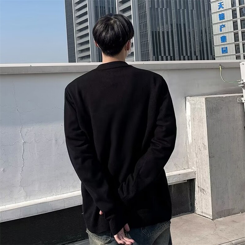 美式圆领毛衣男慵懒风休闲针织衫GM300P30,男装针织衫/毛衣,星座1116-2
