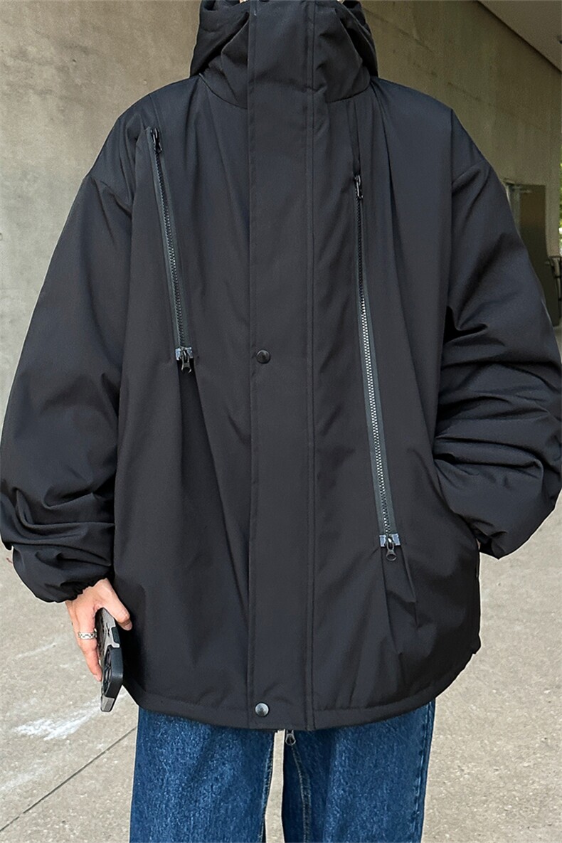 MY6160/P85冬装港风冲锋衣棉衣男防风防水棉服棉袄大码外套上衣,男装棉衣,电商A141