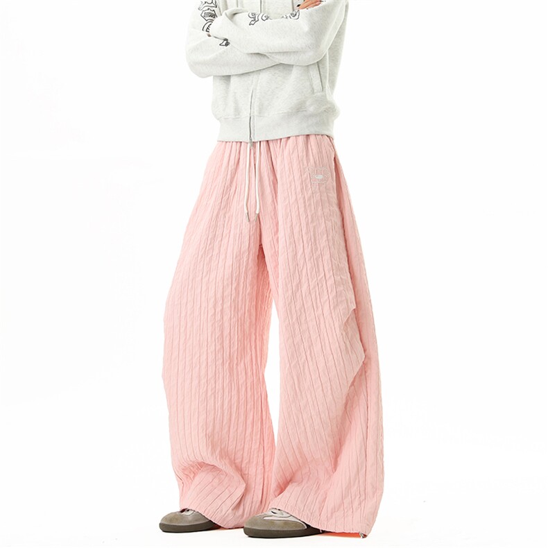 2025秋季新款卫裤美式高街hiphop垂感运动裤01XZ211-1-K2571-P60,男装休闲裤,星座211-1
