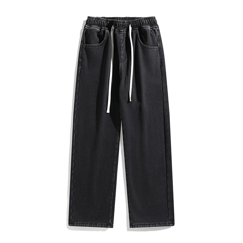 加厚牛仔裤男2025新款秋冬宽松直筒阔腿休闲冬季加绒裤子男士冬季,男装牛仔裤,电商D325