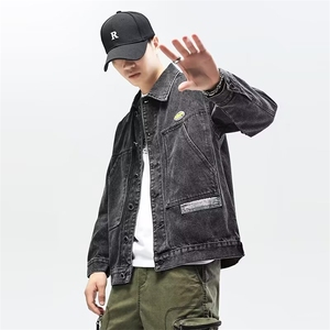 1506-1/JG201/P44冬款牛仔外套2026新款日系潮牌高档多口袋工装图片