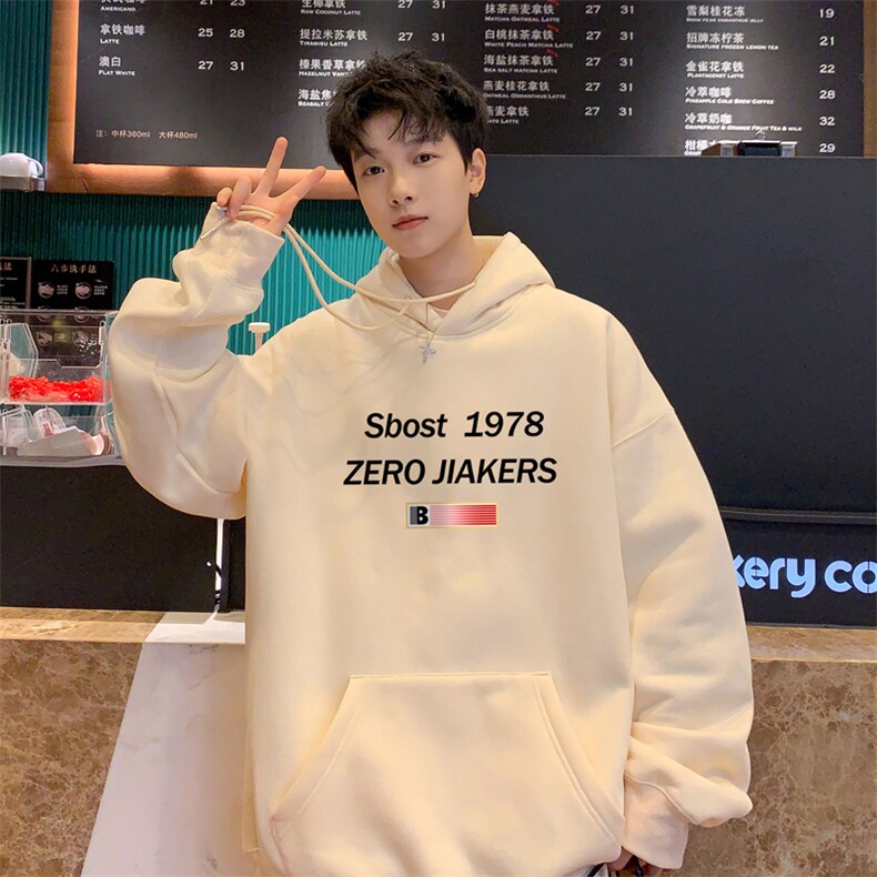！连帽圆领卫衣男装港风帽衫男 LM179-P35图片