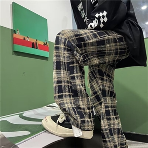 毛呢裤男新款青少年时尚休闲裤  B475 P38图片