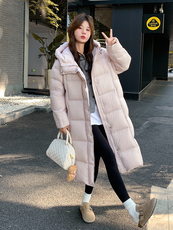 2025现货主推设计感新90白鸭绒长款羽绒服210-6356-P415-K598，女装羽绒服，浙宝210（原浙宝191）