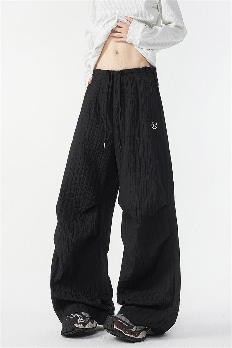 8XL-M新款速干肌理感直筒工装裤男宽松早秋休闲裤阔腿裤K9172P68,男装工装外套,电商D206-1
