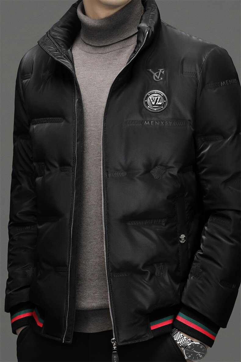 DF8828钱塘2020-2中年男士冬季厚款商务休闲简约羽绒服P235,男装羽绒服,钱塘207-2
