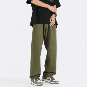 新款拉链门襟休闲裤无影墙M~5XL XZ604-KG58-P60控78图片