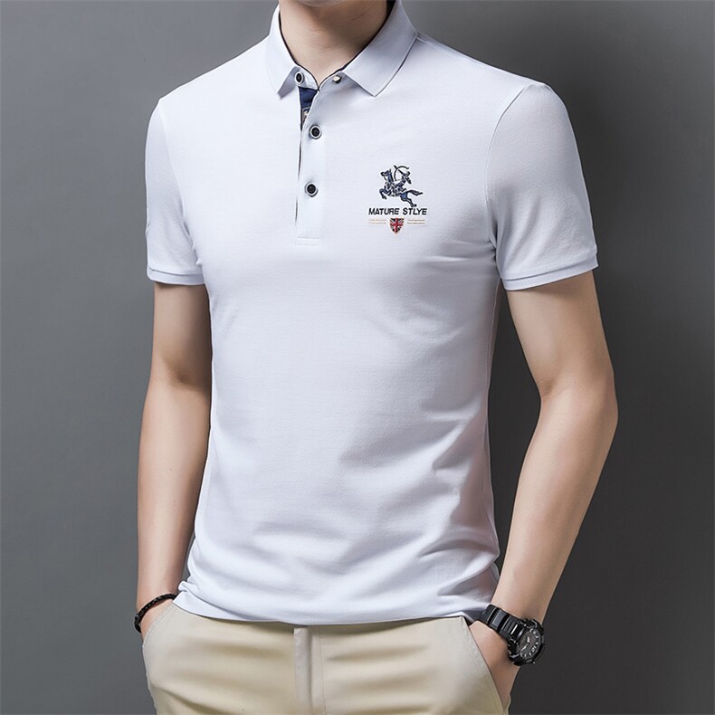 夏季新款翻领短袖体恤男装上衣休闲男士运动服POLO衫商务休闲上衣，男装T恤，电商B212（原钱塘6029）