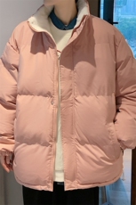 ！2023秋冬新款男士加绒加厚棉服立领情侣棉衣外套MY100特P75，男装棉衣，电商B220