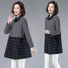 连衣裙宽松时尚潮流2021年春季自然舒适，女装连衣裙，小林双子