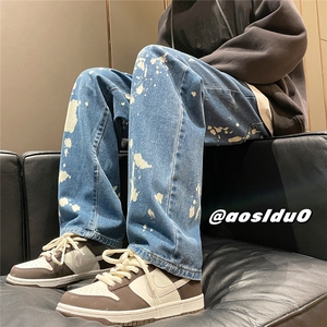 D232A-CN02-P50 控68 转化率超高 喷墨直筒休闲牛仔裤图片