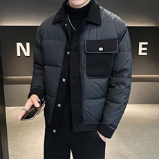 新标90白鸭绒男士羽绒服特批160元有报告A313-8322-P160，男装羽绒服，电商A313