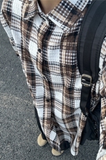 2026春夏新款提花格子长袖衬衫高品质格子衬衫复古外套CS265-P45，男装衬衫，星座301C-5