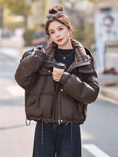 2025年冬季休闲风保暖短款羽绒新款，女装羽绒服，依如秀(原杭风阁)