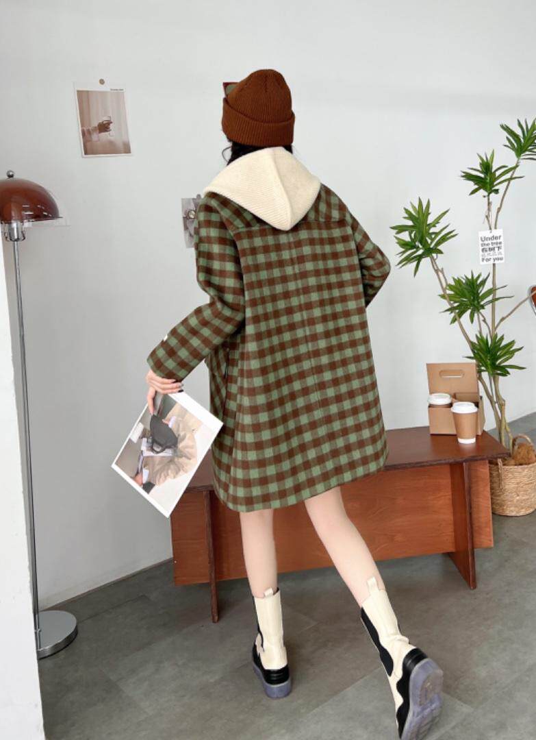 格子外套，定制款，其它，觅 愉