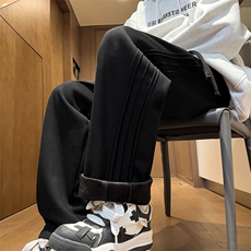主推加绒加厚男阔腿裤子416B-1-KL2301-P55限78加绒P65，男装卫衣，星座416B-1