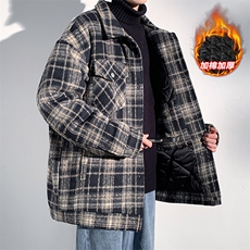 特批P75无差价薄款改冬季小香风棉服男加厚大码棉衣外套J606J加棉，男装棉衣，电商A001-1