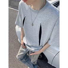 夏季潮流半袖t恤男女韩版圆领百搭休闲宽松短袖上衣情侣，男装T恤，四季星座505