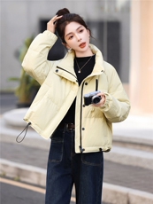 2025冬装新款摩登风时尚短款保暖羽绒服外套，女装羽绒服，鑫鑫格