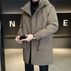 标50绒中长款男士羽绒服冬季2025新款风衣外套A313-9915-P275，男装风衣，电商A313