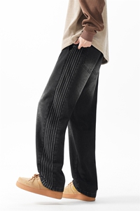 ！秋冬季2025新款牛仔裤男美式休闲宽松直筒复古裤子Q86图片