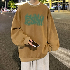 直播品质500克重磅美式做旧水洗卫衣H1350-常规特P45-加绒特P55，男装卫衣，电商A486