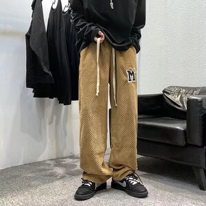 休闲裤男秋季韩版潮牌运动裤菠萝格裤子A551P42图片