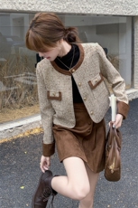 小香风短裙套装女春秋2025新款爆款时尚小个子今年套装裙，女装套装/套裙，雅静靓衣