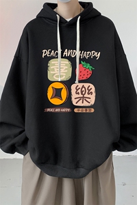 连帽卫衣男大码运动服帽衫外套WY2322-P35 加绒款-P40图片