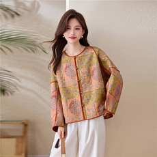 【现货！！！】高级感真丝宋锦外套女式新中式，女装短外套，素月