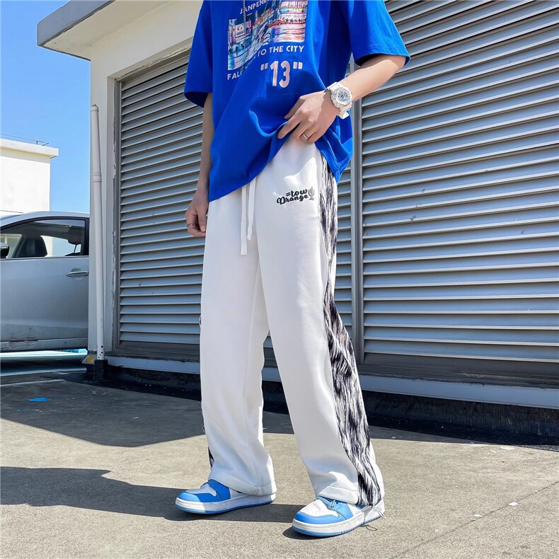 文艺潮气质简约休闲裤男长裤春季中腰新款A99P28图片