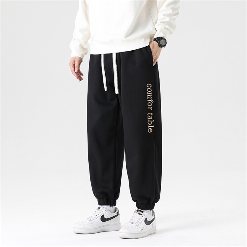 M-8XL 新疆棉 秋季新款大码束脚潮流休闲裤 109-K112-P50图片
