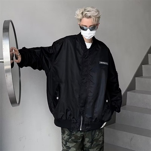 2023夹克男潮街头痞帅宽松外套棒球服情侣休闲上衣潮8660 P70图片