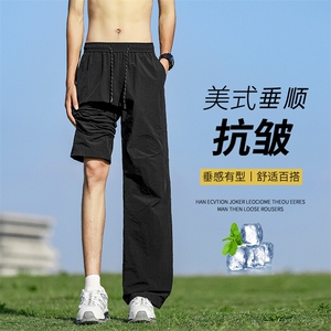 夏季薄款工装裤子男户外直筒裤男士休闲长裤 TP11：21：49.9图片