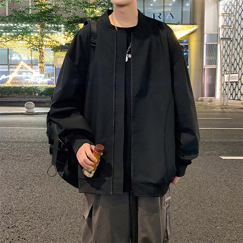 秋季新款飞行员夹克男宽松二开棒球服DSA157B-JK7860-特P60图片