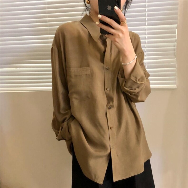 SW/2021秋冬新款衬衫，女装衬衫，雨木其