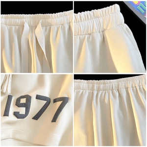 2023夏季大码高品质发泡麂皮1977 五分裤DK60P38控58图片