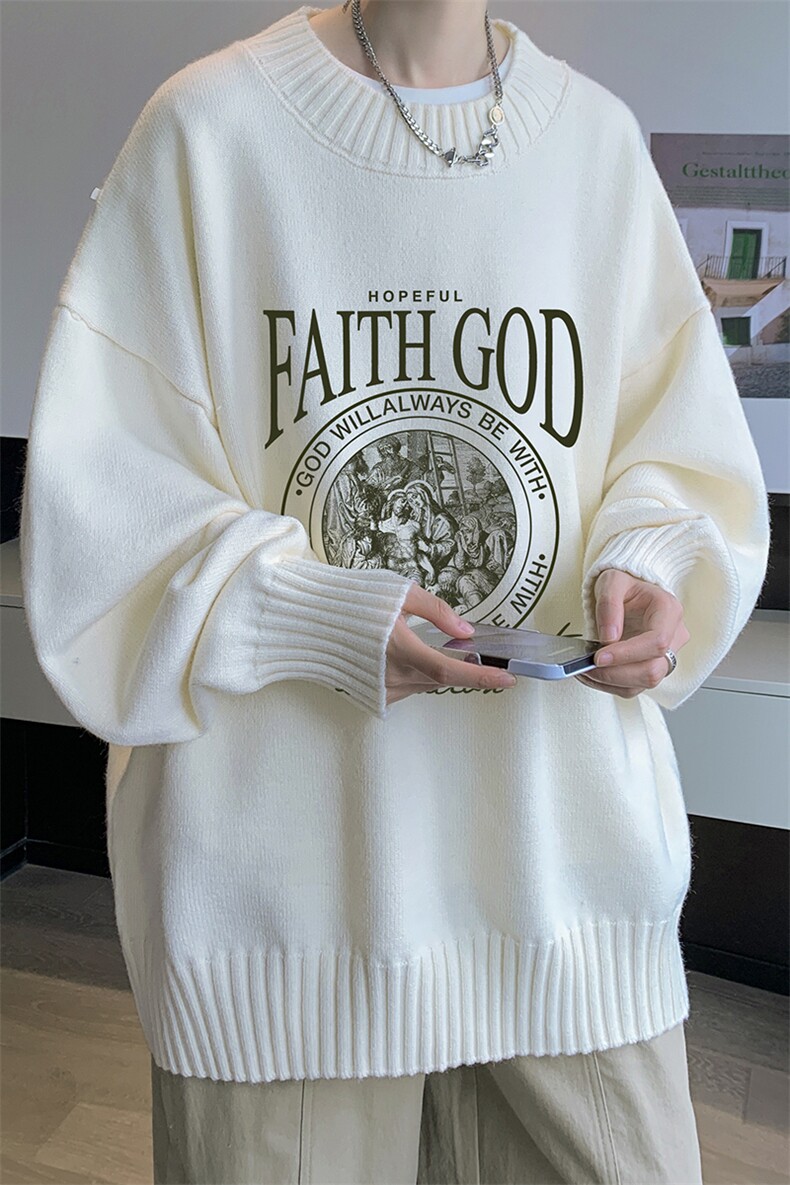 半高领毛衣男大码胖子针织衫毛线衣M18388-P45加绒款-P65,男装针织衫/毛衣,电商A040