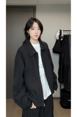 春季2026休闲夹克美式西装垫肩boxy外套男女C6067-TP80128，男装夹克，电商A102